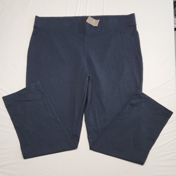 J Jill Pure Jill Pants Womens 3X Plus Pull On Slim Leg Ponte Knit Stretch NWT - Picture 1 of 16